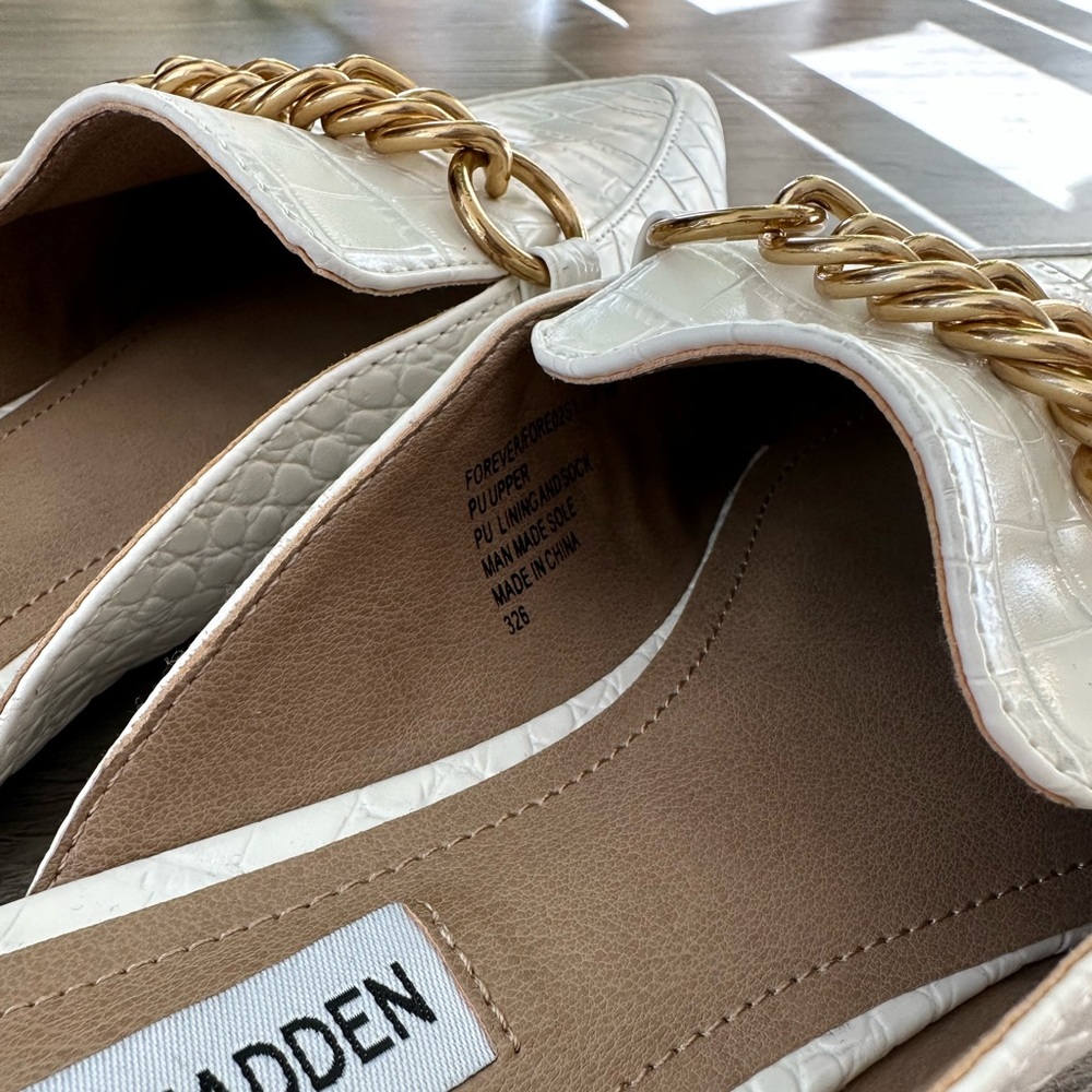 Steve Madden Forever Chain Pointed Toe Mule - Bon… - image 5